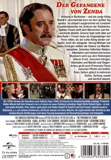 "Der Gefangene von Zenda" erzählt von König Rudolf V., seinem Doppelgänger, und intriganten Machtkämpfen um den Thron.