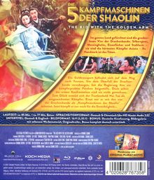 Die 5 Kampfmaschinen der Shaolin (Blu-ray), Blu-ray Disc