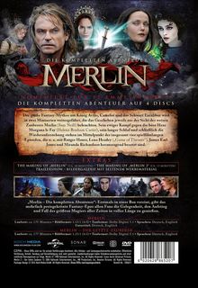 Merlin (Komplette Serie), 4 DVDs