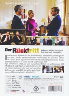 Der Rücktritt, DVD