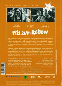 Ritt zum Ox-Bow (Blu-ray), Blu-ray Disc