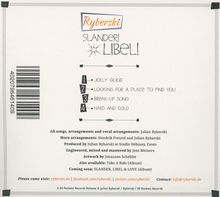 Ryberski: Slander! Libel!, CD