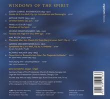 The Sanctuary Organ of First Presbyterian Church Atlanta - Windows of the Spirit, CD