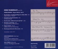 Heinz Wunderlich (1919-2012): Orgelwerke Vol.2, CD