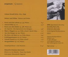 Johann Strauss II (1825-1899): Walzer und Polkas für Klavier 4-händig, CD