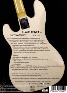 KLAUS RENFT in „SAITENWECHSEL“ NDR 1977. Doku-Drama über DDR-Rockmusiker und Ausreise nach West-Berlin; enthält Bonusmaterial.
