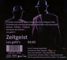 Zeitgeist: Los gehts, Maxi-CD