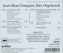 Jean Francaix (1912-1997): Orgelwerke, CD