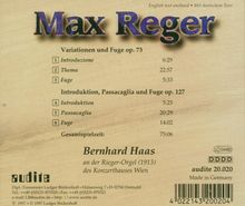 Max Reger (1873-1916): Introduktion,Passacaglia &amp; Fuge op.127, CD