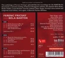Bela Bartok (1881-1945): Ferenc Fricsay dirigiert Bartok (Complete RIAS Recordings), 3 CDs