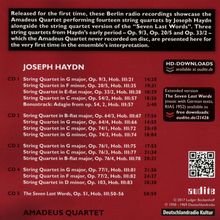 Amadeus Quartett - RIAS Recordings Vol.6, 5 CDs