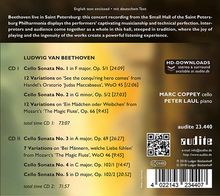 Ludwig van Beethoven (1770-1827): Sämtliche Werke für Cello &amp; Klavier, 2 CDs
