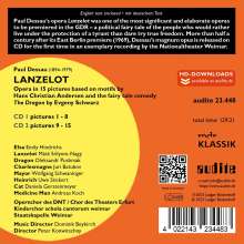 Paul Dessau (1894-1979): Lanzelot (Oper in 15 Bildern nach Hans Christian Andersen), 2 CDs