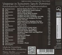 Vesperae in Honorem Sancti Dominici, CD