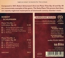 Robert Schumann (1810-1856): Klaviertrios Nr.1 &amp; 2, Super Audio CD
