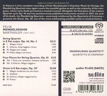 Felix Mendelssohn Bartholdy (1809-1847): Sämtliche Kammermusik für Streicher Vol.3, Super Audio CD
