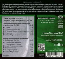 Louis Vierne (1870-1937): Sämtliche Orgelsymphonien Vol.3, Super Audio CD