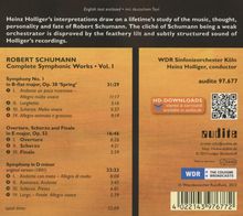 Robert Schumann (1810-1856): Complete Symphonic Works Vol.1, CD