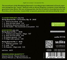 Jean Rivier (1896-1987): Streichquartette Nr.1 &amp; 2, CD