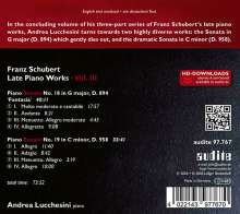 Franz Schubert (1797-1828): Späte Klavierwerke Vol.3, CD