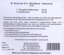 Martin Buntrock: Harmonie, CD