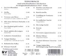Hans Busch: Hans Busch und sein berühmtes Orchester, CD