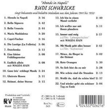 Rudi Schuricke: Abends In Napoli, CD