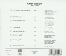 Anton Webern (1883-1945): Quartett op.28 für Saxophon,Klarinette,Violine,Klavier, CD