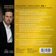 Johann Sebastian Bach (1685-1750): Orgelwerke "OpusBach" Box 1, 5 CDs