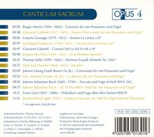 Opus 4 - Canticum Sacrum, CD
