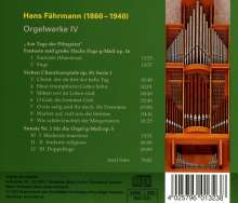 Hans Fährmann (1860-1940): Orgelwerke IV, CD