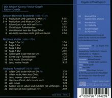 Orgeln in Thüringen - Die Johann-Georg-Fincke-Orgeln, CD