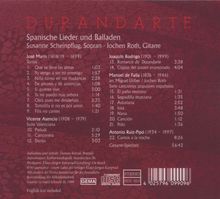 Susanne Scheinpflug -Spanische Lieder &amp; Balladen, CD