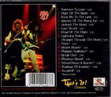 Tokyo Blade: Night Of The Blade, CD