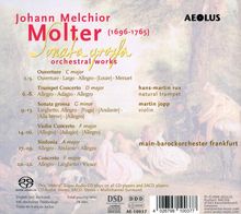 Johann Melchior Molter (1696-1765): Orchesterwerke, Super Audio CD