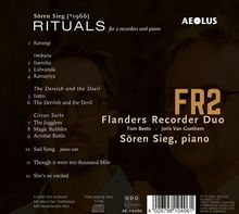 „Sören Sieg (*1966) RITUALS for 2 recorders and piano, Flanders Recorder Duo. Stücke: Karungi, Imbalu, Circus Suite.“