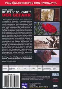 Ernst Jünger: Die wilde Schönheit der Gefahr, DVD