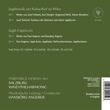 Jagdmusik auf historischen Parforcehörnern, 4 CDs