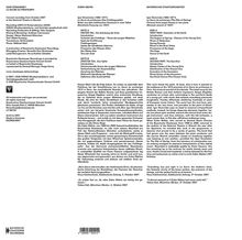 Text: 
IGOR STRAWINSKY
LE SACRE DU PRINTEMPS

ZUBIN MEHTA

BAYERISCHES STAATSORCHESTER

Weitere Details zur Aufnahme, Stücke und Aufführungsdaten werden aufgeführt. Hintergrundinformationen zu Stravinsky, der Komposition und den Aufführungen werden auf Deutsch und Englisch beschrieben. 

Illustration: Schwarzweißer Text in klarer, strukturierter Form, ohne Bilder.