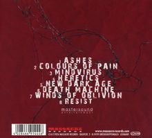 Titel einer Playlist auf dunkelrotem Hintergrund, umgeben von Stacheldraht.