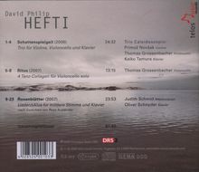 David Philip Hefti (geb. 1975): Klaviertrio "Schattenspie(ge)l", CD