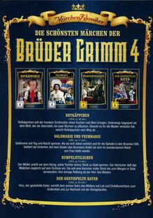Die schönsten Märchen der Brüder Grimm Box 4, 4 DVDs
