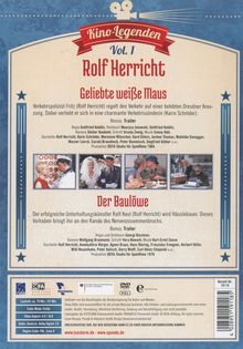 Rolf Herricht: Geliebte weiße Maus / Der Baulöwe, 2 DVDs