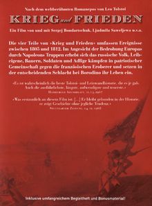 Krieg und Frieden (1966), 4 DVDs