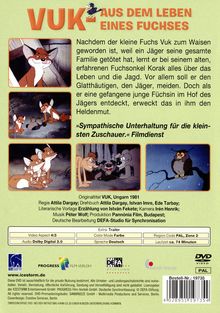 Vuk - Aus dem Leben eines Fuchses, DVD