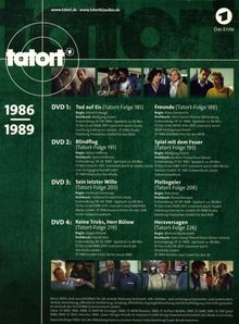 Tatort - Klassiker 80er Box 3 (1986-1989), 4 DVDs