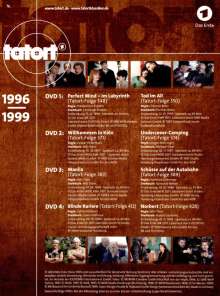 Tatort - Klassiker 90er Box 3 (1996-1999), 4 DVDs