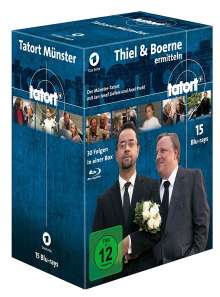 Tatort Münster - Thiel und Boerne ermitteln Fall 1-30 (Blu-ray), 15 Blu-ray Discs