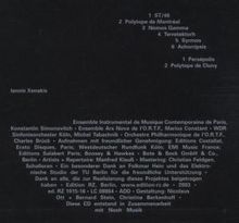 Iannis Xenakis (1922-2001): Terretektorh für großes Orchester, 2 CDs