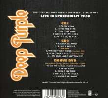 Deep Purple: Stockholm 1970, 2 CDs und 1 DVD